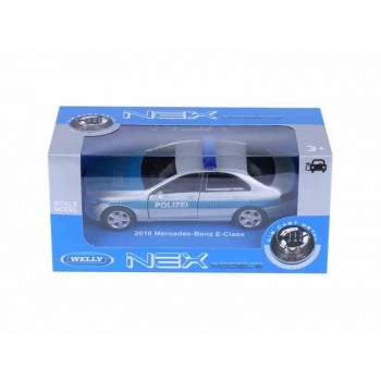 Model 1:34, 2016 MERCEDES-BENZ E-Class POLIZEI, srebrny (A876MBEPS)