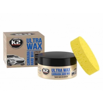 ULTRA WAX Twardy wosk carnauba z gąbką, 250 g