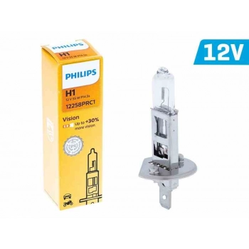Żarówka PHILIPS H1 12V 55W P14,5s Vision +30%