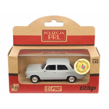Model 1:43, FIAT 125P PRL, szary