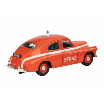 Model 1:43 Warszawa M-20 Straż, czerwony