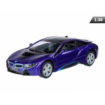 Model 1:36, Kinsmart, BMW i8, fioletowy (A11748FI)