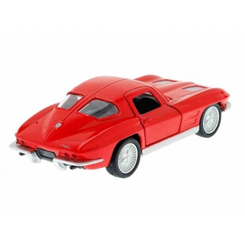 Model 1:32, RMZ 1963 Chevrolet Corvette Stingray Split Window, czerwony