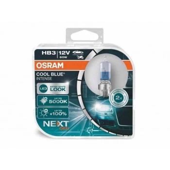 Żarówki OSRAM HB3 12V 60W P20d Cool Blue Intense, Next Generation, +100%, 2 szt.