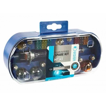 Zasobnik 2x H7 12V 60/55W + 28 elementów