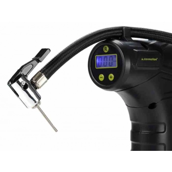 Kompresor powietrza bezprzewodowy, 150 PSI, automatyczny z cyfrowym ciśnieniomierzem, 4 adaptery