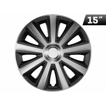 Kołpak Aviator carbon silver / black 15 ``, 1 szt.