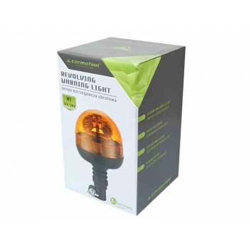 Lampa ostrzegawcza H1 12 i 24V ślimakowa , elastyczna, pomarańczowa, E8 ECE R65