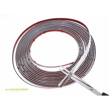 Listwa dekoracyjna, chrom, 6 mm x 8m (58994)