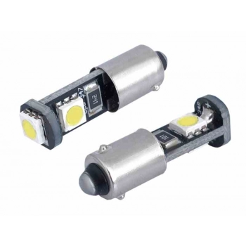 Żarówka VISION T4W BA9s 12V 3x 5050 SMD LED, CANBUS, biała, 2 szt.