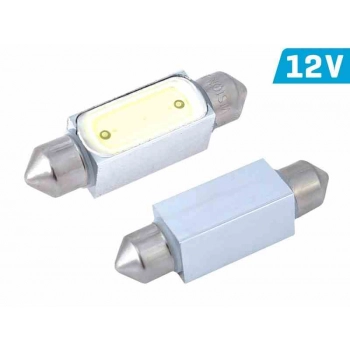 Żarówka VISION Festoon SV8.5 39mm 12V 1x HP LED, biała, 2 szt.