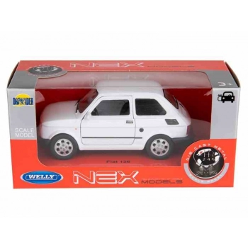 Model 1:34, PRL FIAT 126p, biały (A884F126B)