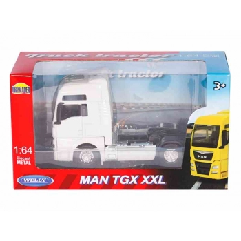 Model 1:64, MAN TGX XXL, ciągnik, biały