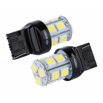 Żarówka VISION W21W (T20d) 12V 8x 5050 SMD LED, biała, 2 szt.