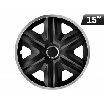 Kołpaki FAST LUX silver 15", 4 szt.