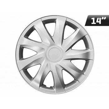 Kołpaki DRACO silver 14", 4 szt.