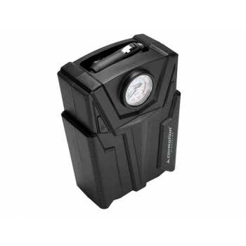 Kompresor powietrza DC 12V, 150 PSI, z analogowym ciśnieniomierzem, 4 adaptery