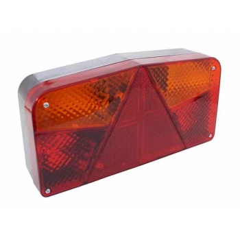 Lampa zespolona z trójkątem odblaskowym i dwoma kierunkowskazami, lewa
