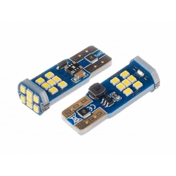 Żarówka VISION W5W (T10) 12/24V 21x 2016 SMD LED, nonpolar, CANBUS, biała, 2 szt.
