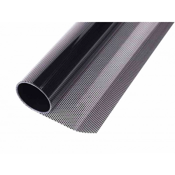Folia 50 x 300 cm dekoracyjna - czarne kropki