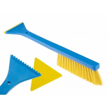 Szczotko-skrobaczka 2w1 MURSKA 37 cm z wyjmowaną akrylową trójkątną skrobaczką (00590)