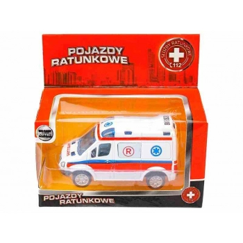 Model 1:50, Mercedes-Benz Sprinter Mini, POGOTOWIE, biały