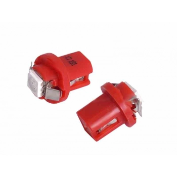 Żarówka VISION T5 BAX B8.5d 12V 1x 5050 SMD LED, czerwona, 1 szt.