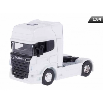 Model 1:64, SCANIA V8 R730, ciągnik, biały