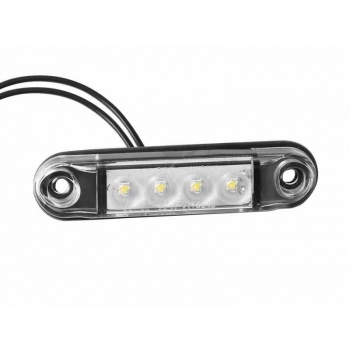 Lampa obrysowa typu SLIM 4x LED, 12/24V, biała