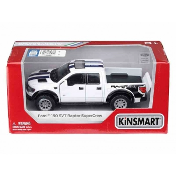 Model 1:46, Kinsmart, Ford F-150 SVT, biały (A733FFBI)