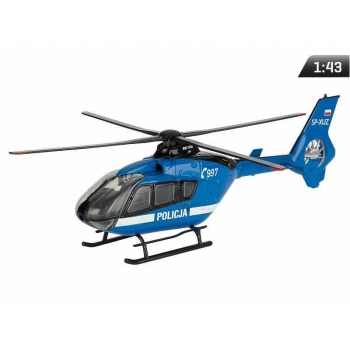 Model 1:43, Helikopter Policja EC-135, niebieski