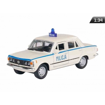 Model 1:34, PRL FIAT 125p MILICJA, biały (A884F125MIB)