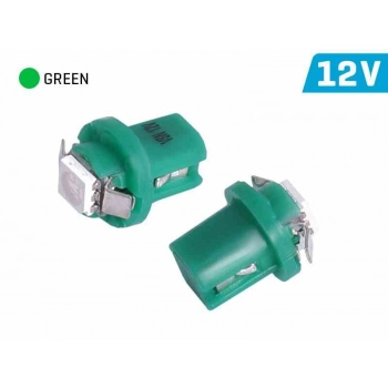 Żarówka VISION T5 BAX B8.5d 12V 1x 5050 SMD LED, zielona, 1 szt.
