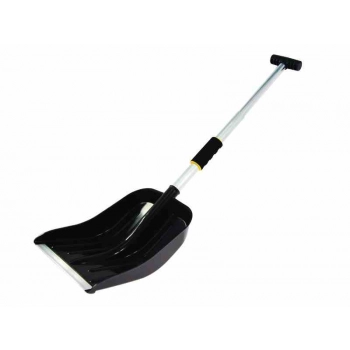 Łopata do śniegu zbrojona, aluminiowa składana rączka, 94 cm