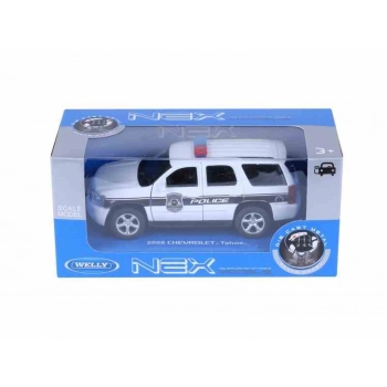 Model 1:34, 2008 CHEVROLET Tahoe, POLICE, biały (A876CHTPB)
