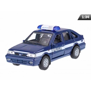 Model 1:34, PRL Polonez Caro Plus POLICJA, granatowo-biały (A884PCPPOGB)