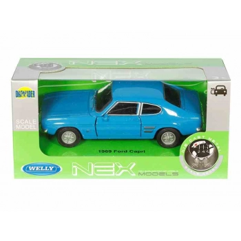 Model 1:34, 1969 Ford Capri, niebieski (A880FCN)