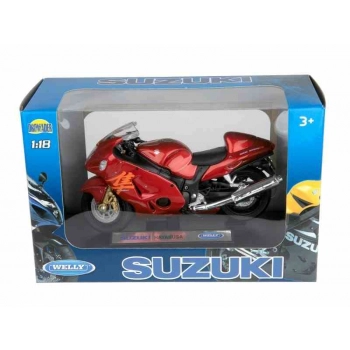 Model 1:18, Suzuki HAYABUSA, czerwony (M144SUHAYAC)