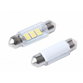 Żarówka VISION Festoon SV8.5 36mm 12V 6x 2835 SMD LED, biała, 1 szt.