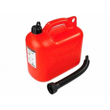 Kanister plastikowy na paliwo, 10L, czerwony