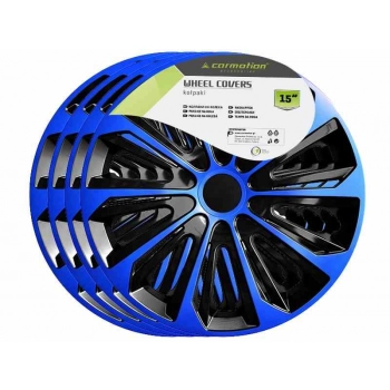 Kołpaki STRONG DUOCOLOR blue - black 15