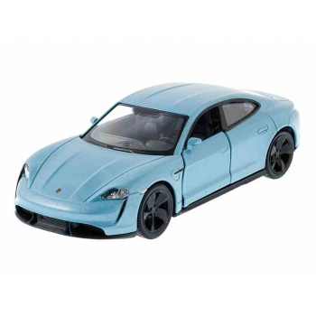 Model 1:32, RMZ Porsche Taycan Turbo S, 2020, niebieski