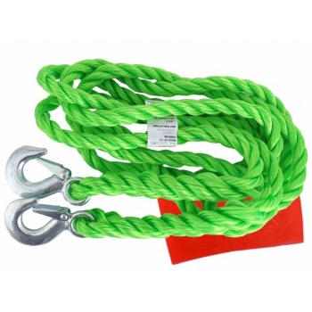 Linka holownicza DMC do 2000 kg pleciona z hakami, 4 m, Heavy Duty