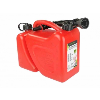 Kanister dwukomorowy na paliwo / olej, 5L + 2L