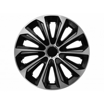 Kołpaki EXTRA STRONG silver - black 14