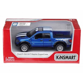 Model 1:46, Kinsmart, Ford F-150 SVT, niebieski