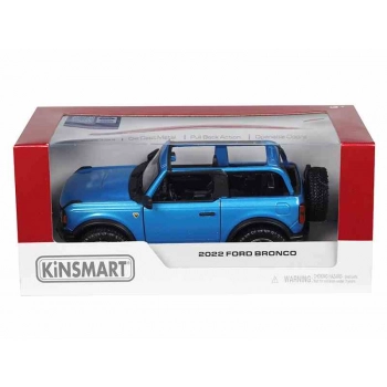Model 1:34, 2022 Ford Bronco Open Top, niebieski (A11767N)