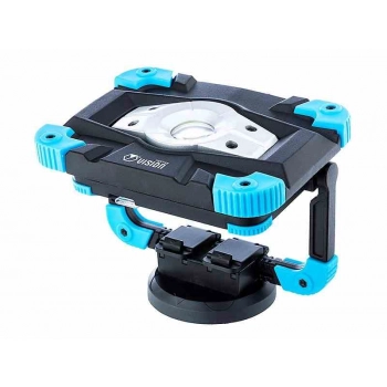 Lampa robocza panelowa 10W COB LED, akumulatorowa, 1000 lm, IK08, IP54 + uchwyt magnetyczny