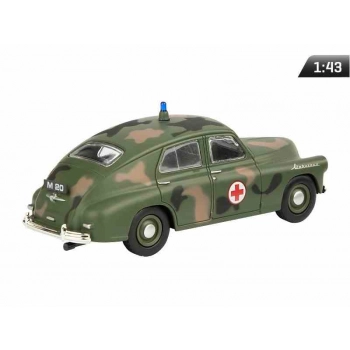 Model 1:43, Warszawa Wojskowa Sanitarka, zielony