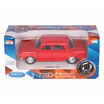 Model 1:34, ŠKODA 100, czerwony (A02856S1C)
